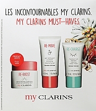 Fragrances, Perfumes, Cosmetics Set - Clarins VP My Clarins Essentials HLY 2022 (f/cr/50ml + f/gel/30ml + f/mask/15ml)