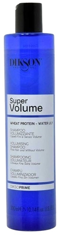 Volumizing Shampoo with Wheat Proteins & Water Lily Extract - Dikson Super Volume Shampoo — photo N1