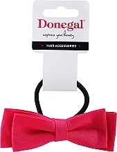 Hair Tie FA-5638, pink bow - Donegal — photo N1