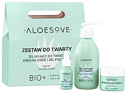 Fragrances, Perfumes, Cosmetics Set - Aloesove (cr/50ml + cleanser/190ml + eye/gel)