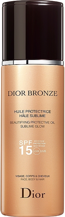 Protective Tan Oil - Dior Bronze Beautifying Protective Oil Sublime Glow SPF 15 — photo N1
