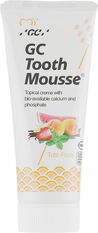 Tooth Cream - GC Tooth Mousse Tutti-Frutti — photo N2