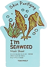 Fragrances, Perfumes, Cosmetics Facial Sheet Mask - Tony Moly I'm Real Seaweeds Mask Sheet 