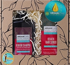 Fragrances, Perfumes, Cosmetics Set - Arganicare Keratin (shm/400ml + h/ser/100ml)