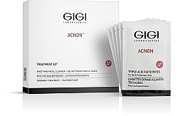 Facial Wet Wipes - Gigi Acnon Triple Acid Rapid Wipes — photo N2