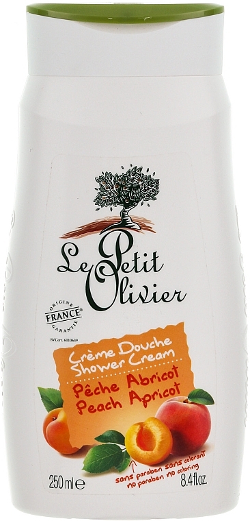 Peach Shower Cream - Le Petit Olivier Shower Cream Peach Apricot — photo N1