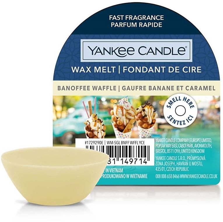 Scented Wax Melts - Yankee Candle Wax Melt Banoffee Waffle — photo N1