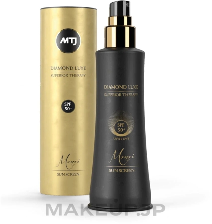 Sunscreen Body Spray SPF50 - MTJ Cosmetics Superior Therapy Sun Diamond luxe LUXE SPF50 UVA+UVB Monoi — photo 200 ml
