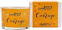 Fragrances, Perfumes, Cosmetics Organic Candle - PuroBio Home Organic Courage 