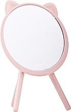 One-Side Cat Mirror on Stand, 4544, pink - Donegal — photo N3