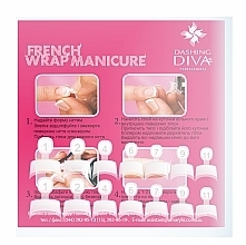 Fragrances, Perfumes, Cosmetics French Nail Tip Set, natural-white - Dashing Diva French Wrap Manicure Short Trial Size