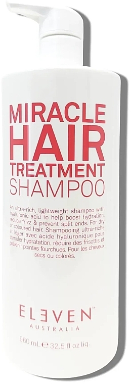 Repairing Shampoo - Eleven Australia Miracle Hair Treatment Shampoo	 — photo N3