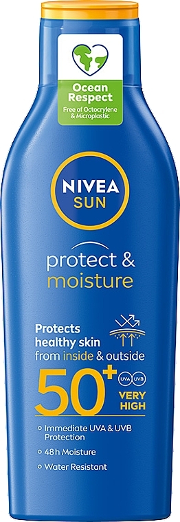 Sun Protection Moisturizing Lotion "Protection and Hydration" SPF 50+ - NIVEA Sun Care — photo N1