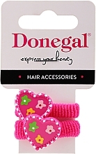 Fragrances, Perfumes, Cosmetics Hair Bands, FA-5633, pink hearts - Donegal