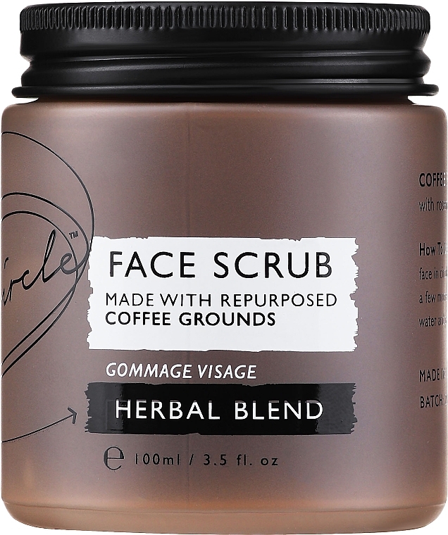 Coffee scrub for the face Herbal - UpCircle Coffee Face Scrub Herbal Blend — photo N1