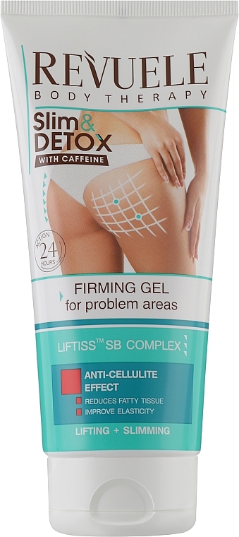 Lifting Gel for Problem Areas - Revuele Slim&Detox Firming Gel  — photo N1