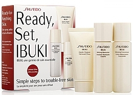 Fragrances, Perfumes, Cosmetics Set - Shiseido Ready Set Ibuki (emulsion/30ml + foam/30ml + lot/30ml)