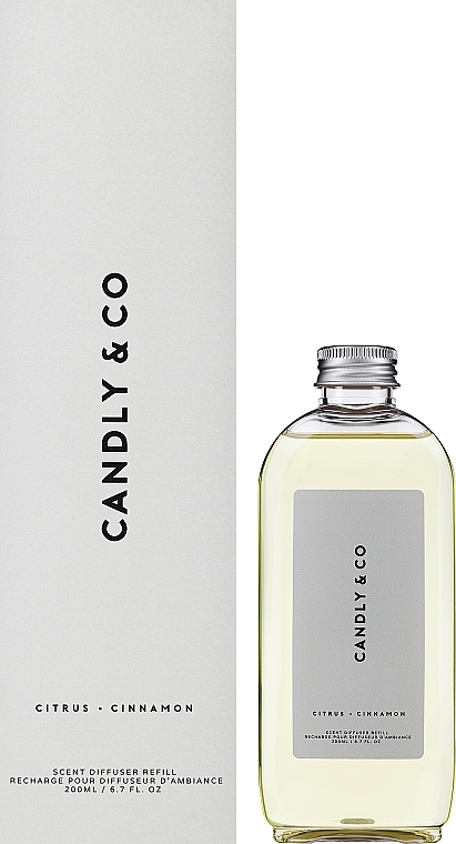 Home Fragrance Diffuser - Candly & Co No.3 Candle Cytrusy/Cynamon (refill) — photo N1