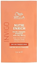 Dry Hair Mask - Wella Professionals Enrich Deep Nourishing Mask (sachet) — photo N1