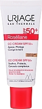 CC Cream - Uriage Roséliane CC Cream Moisturizing Cream SPF50+ — photo N2