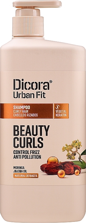 Shampoo for Curly Hair - Dicora Urban Fit Shampoo Beauty Curls — photo N3