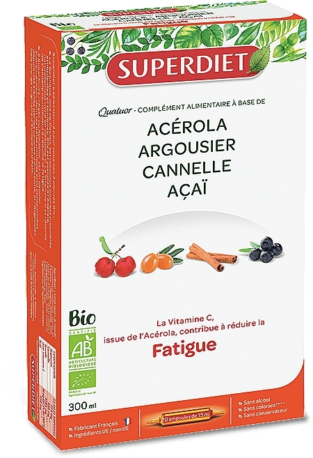 Dietary Supplement - Superdiet Organic Tonic Acerola Quatuor — photo N1