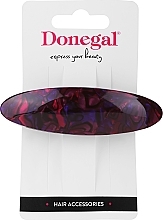 Hair Clip, FA-5751, burgundy-purple - Donegal — photo N1