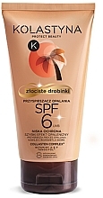 Fragrances, Perfumes, Cosmetics Tanning Treatment - Kolastyna Tan Accelerator SPF 6 Wth Golden Particles