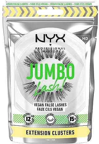 False Lashes - NYX Professional Makeup Jumbo Lash! Vegan False Lashes Extension Clusters — photo N1