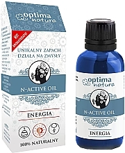 Fragrances, Perfumes, Cosmetics Energy Aroma Oil - Optima Natura N-Active Oil Energy