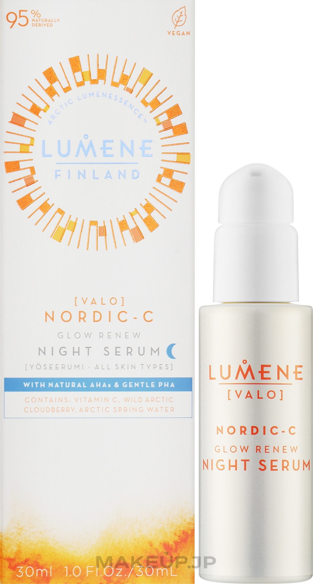 Glow Renew Night Serum - Lumene Valo Nordic-C Glow Renew Night Serum — photo 30 ml