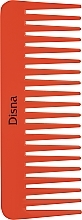 Wide Hair Comb PE-29, 15.8 cm, orange - Disna — photo N1