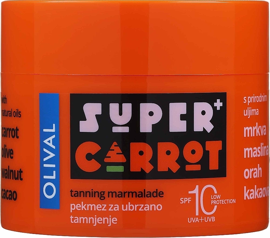 タンニング ブースター キャロットジェリー - Olival Super Carrot CPF10 UVA+UVB  — photo N1