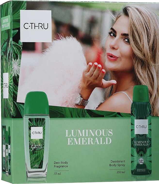 C-Thru Luminous Emerald - Set, variant 1 (edt/75 ml + deo/150ml) — photo N1