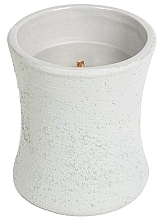 Fragrances, Perfumes, Cosmetics Scented Candle - WoodWick Wood Smoke Concrete Ceramic Hourglass