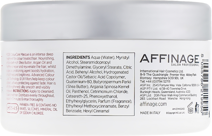 Colored Hair Mask - Affinage Mode Colour Care Mask — photo N4