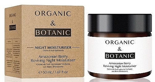 Revitalizing Night Face Cream - Organic & Botanic Amazonian Berry Reviving Night Moisturiser — photo N2