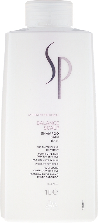 Sensitive Scalp Shampoo - Wella Professionals Wella SP Balance Scalp Shampoo — photo N3