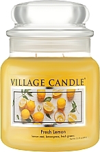 Scented Candle in Jar 'Fresh Lemon' - Village Candle Fresh Lemon — photo N3