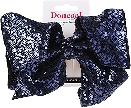 Fragrances, Perfumes, Cosmetics Claw Clip, dark blue bow - Donegal