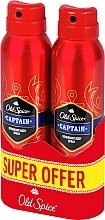 Fragrances, Perfumes, Cosmetics Deodorant Spray, 2x150ml - Old Spice Captain Deodorant Spray