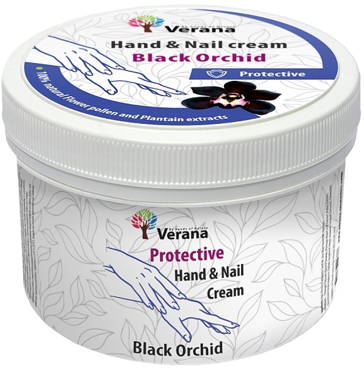 Black Orchid Protecting Hand & Nail Cream - Verana Protective Hand & Nail Cream Black Orchid — photo N1