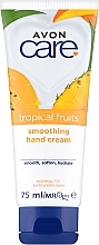 Hand Cream with Fruit Extracts - Avon Care Tropical Fruits Smoothing Hand Cream — photo N1