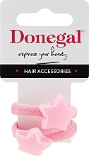 Fragrances, Perfumes, Cosmetics Hair Ties, FA-5633, pink stars - Donegal