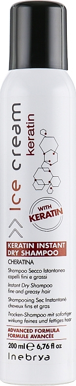 Keratin Dry Hair Shampoo - Inebrya Keratin Instant Dry Shampoo — photo N1