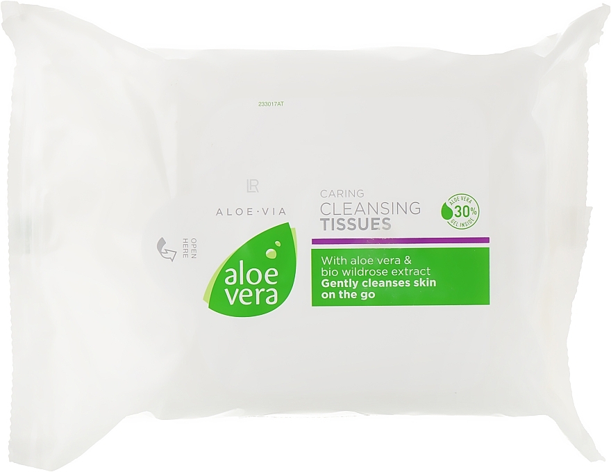 Cleansing Wipes - LR Health & Beauty Aloe Vera Soft Skin Cleansing Tissues — photo N1