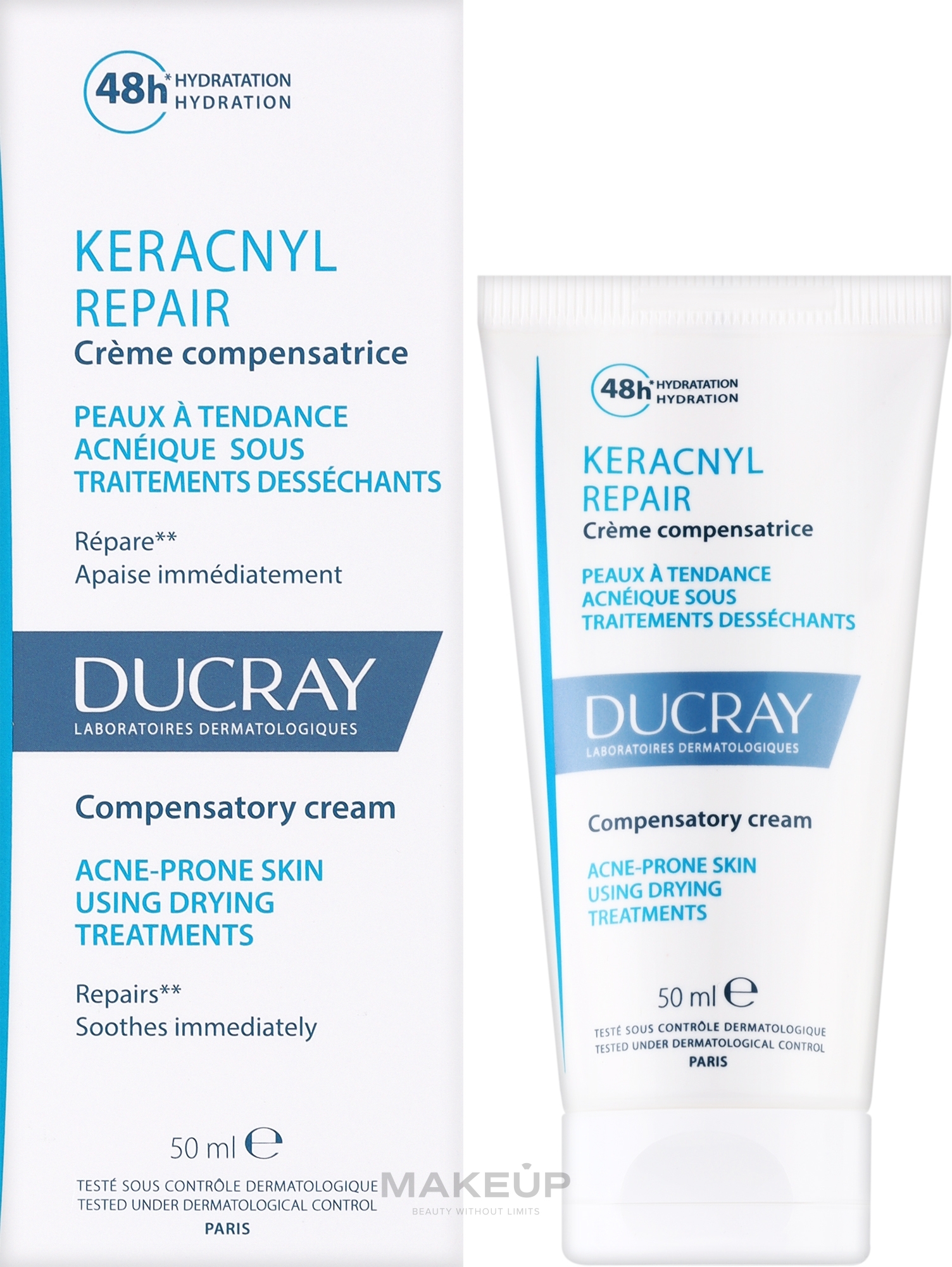 Repair Compensatory Cream - Ducray Keracnyl Repair Compensatory Cream — photo 50 ml