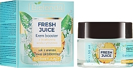 Fragrances, Perfumes, Cosmetics Refreshing Cream-Booster with Bioactive Citrus Water - Bielenda Fresh Juice Booster