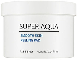 Fragrances, Perfumes, Cosmetics Face Peeling Pads - Missha Super Aqua Smooth Skin Peeling Pad