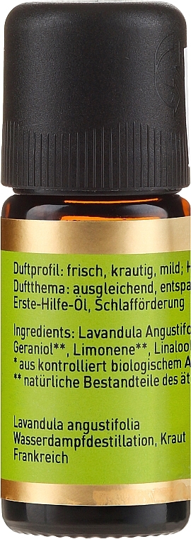 Essential Oil - Primavera Natural Essential Oil Lavender Fine — photo N2